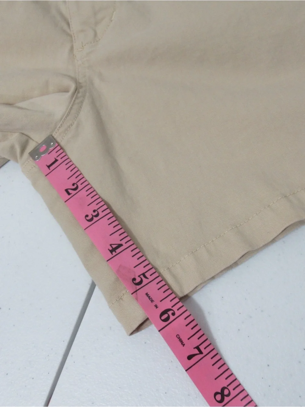 Bearbottom Men’s Tan Stretch Short Size XL 5.5 Inseam Neutral